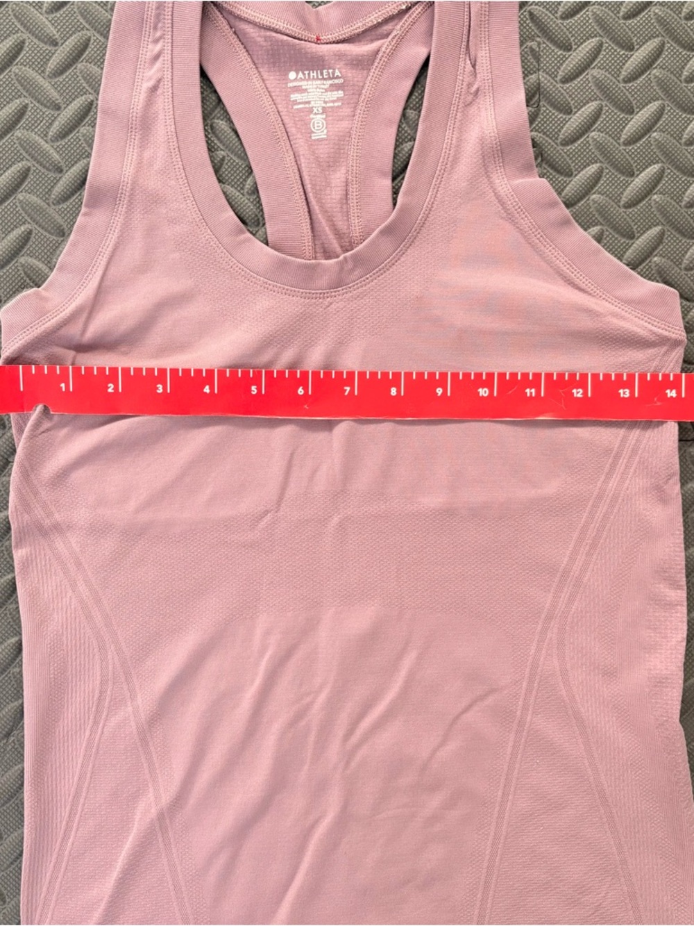 Athleta Light Pink Racerback Performance Tank - Picture 4 of 5